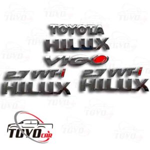 Kit de emblemas Toyota Hilux Vigo 2.7 Gasolina