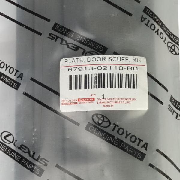 Pisa alfombra delantero derecho Toyota Corolla 02-08 67913-02110-B0